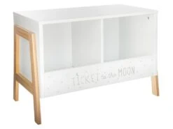 Rangement Enfant 2 Cases Moon Atmosphera - Blanc