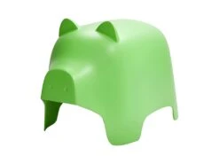Chaise Enfant En Plastique Vert - COCHON