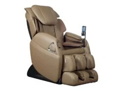 Fauteuil Massant LETO En Simili - Système Zéro Gravité - Taupe