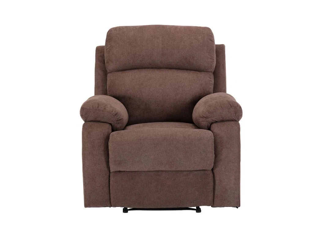 Fauteuil Relax En Tissu TOLZANO - Marron â Image 3