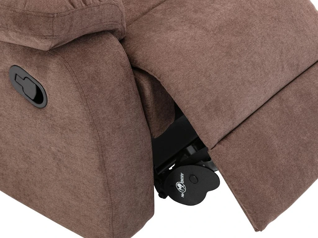 Fauteuil Relax En Tissu TOLZANO - Marron â Image 7