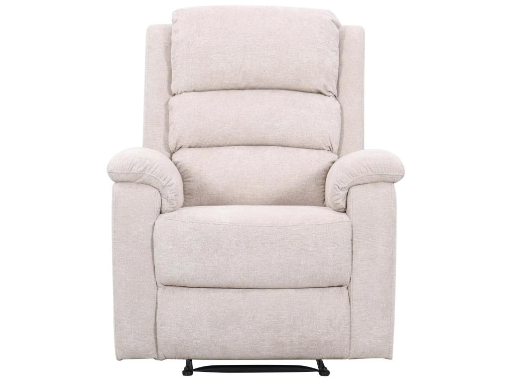 Fauteuil Relax électrique En Tissu Beige NEVERS – Image 2