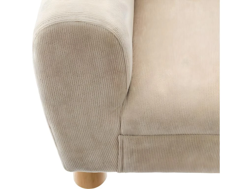Fauteuil Pour Enfant Beige Oreilles D' Ours â Image 5