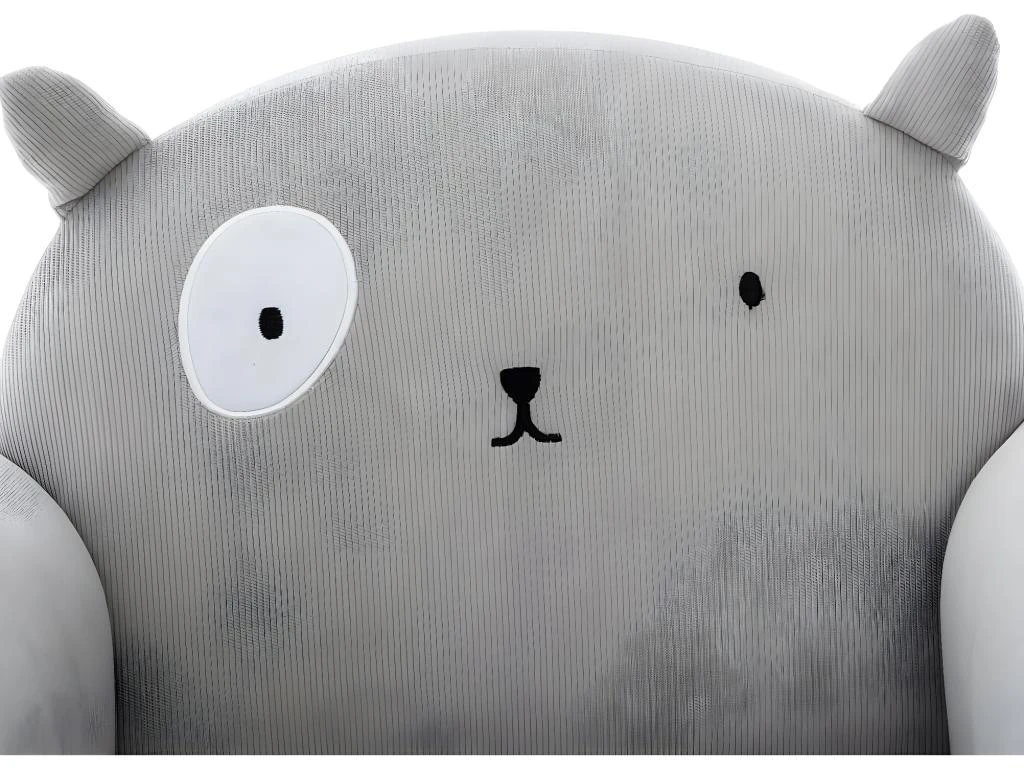 Fauteuil Pour Enfant Gris Oreilles De Chat – Image 2