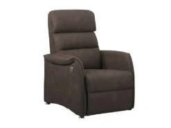 Fauteuil Relax électrique Brun - SOFTY