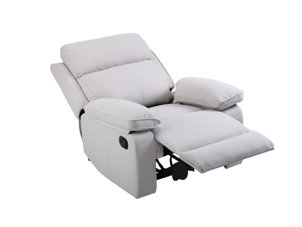 Fauteuil Relax En Tissu Beige LANA – Image 5