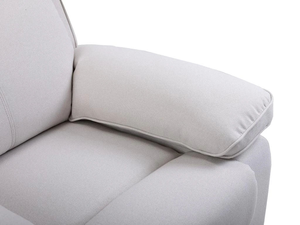 Fauteuil Relax En Tissu Beige LANA – Image 6
