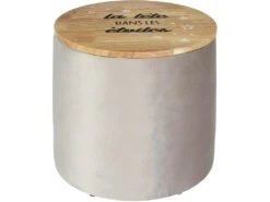 Pouf Enfant En Bois Et Velours La Tête Dans Les étoiles