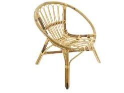 Fauteuil Rond Enfant En Rotin Lune