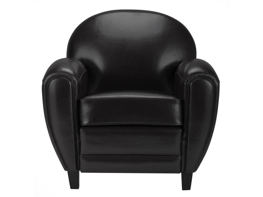 Fauteuil Club Noir