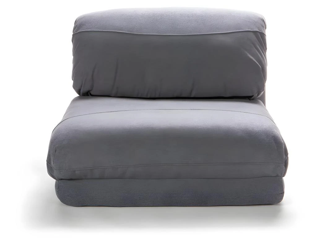 Nalo - Chauffeuse Convertible 1 Place En Tissu - Couleur - Gris Nuage – Image 6