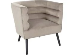 Fauteuil En Velours Amélia