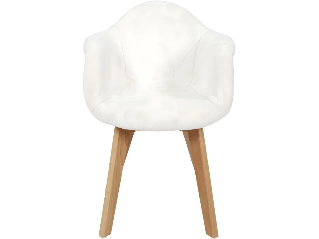 Fauteuil Scandinave Pour Enfant Imitation Fourrure â Image 4