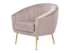 Fauteuil Design "Doreen" 88cm Taupe