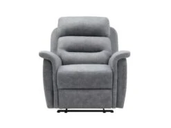 Fauteuil De Relaxation 1 Place En Tissu Gris LĂON - Gris Clair