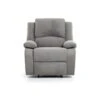Fauteuil Relaxation 1 Place Microfibre Grise DETENTE