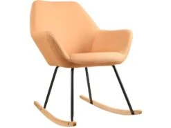 Fauteuil Ă Bascule Design "Cullman" 89cm Orange