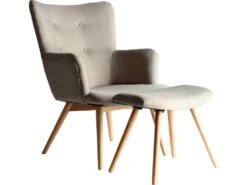 Fauteuil Et Repose-pied Boston