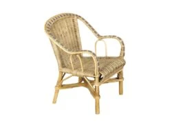 Fauteuil Enfant En Rotin Crapaud