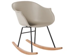 Chaise à Bascule Beige HARMONY