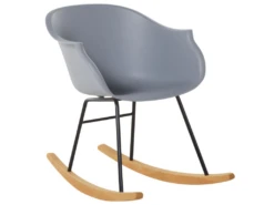 Chaise Ă Bascule Grise HARMONY