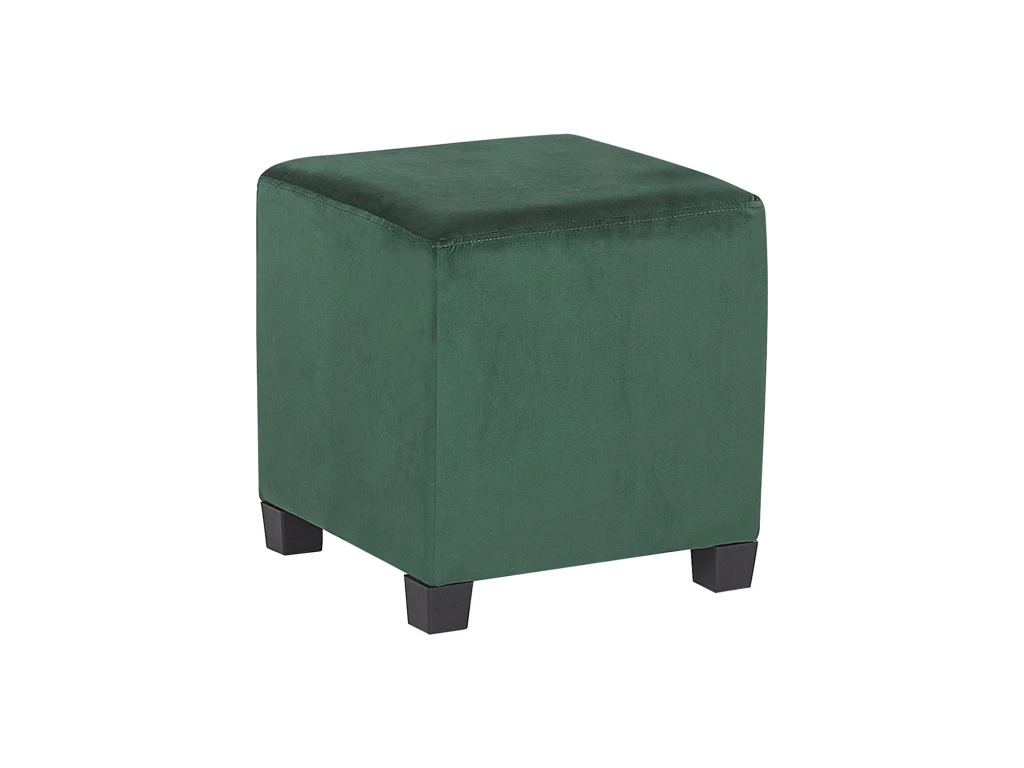 Fauteuil Bergère En Velours Vert Avec Repose-pieds Assorti SANDSET – Image 8