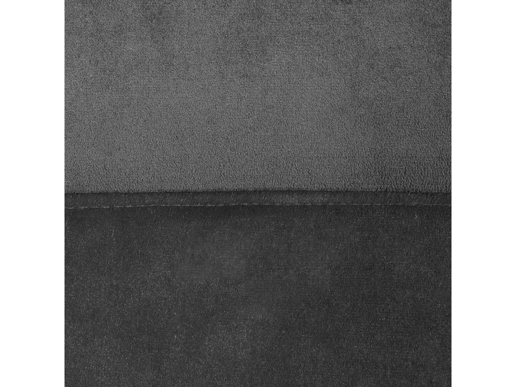 Chaise à Bascule En Velours Gris Foncé ELLAN – Image 8