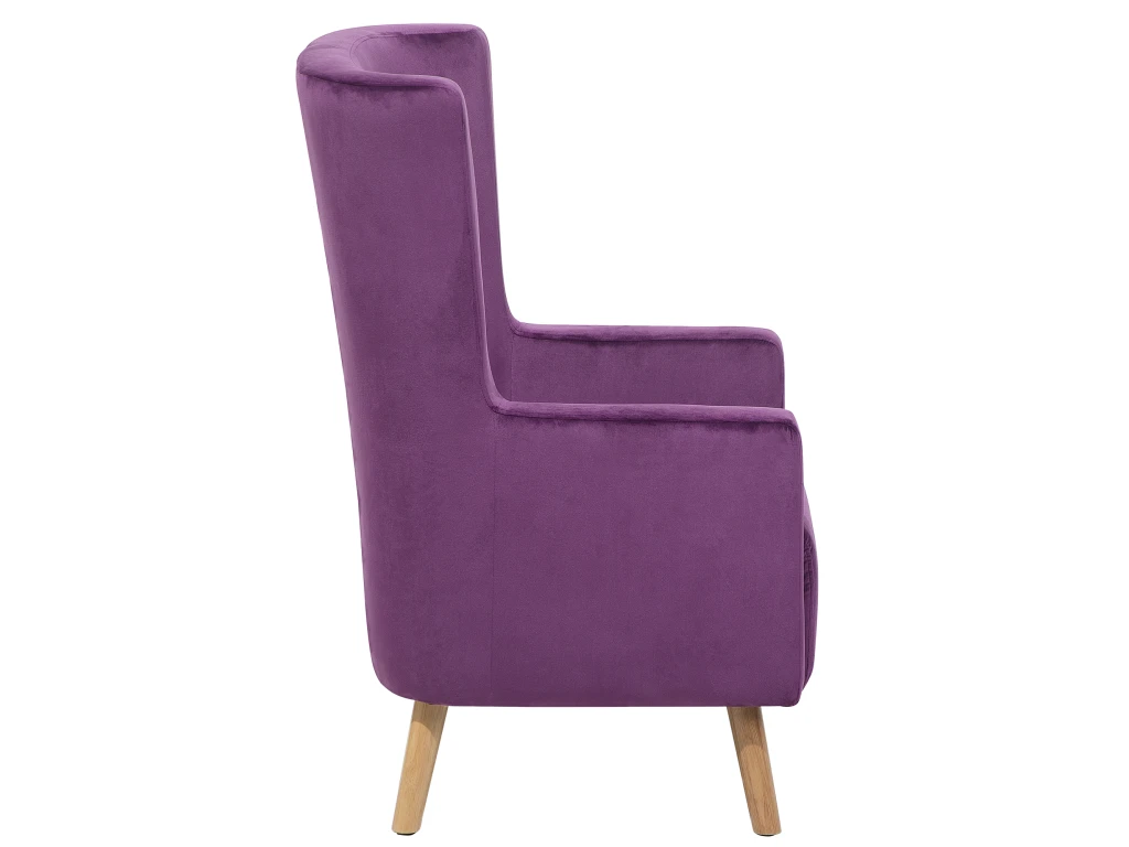 Fauteuil Bergère Violet ONEIDA – Image 5
