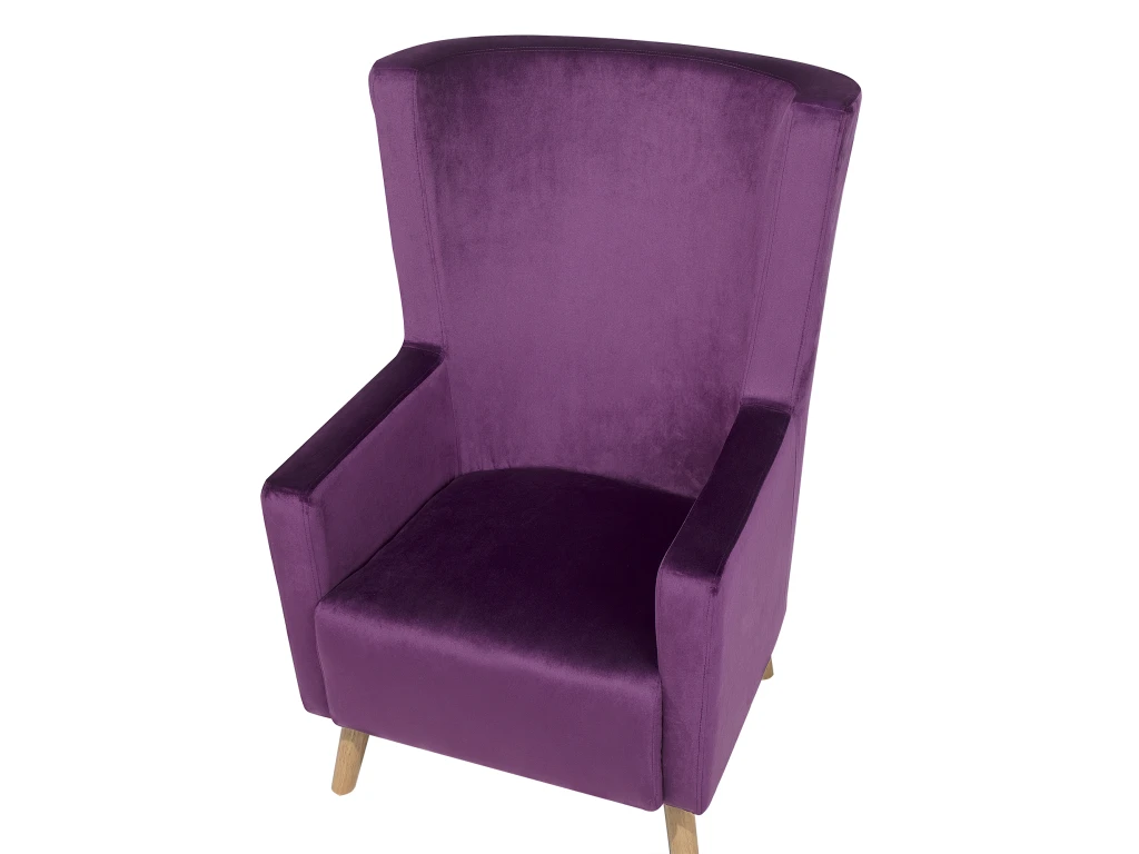 Fauteuil Bergère Violet ONEIDA – Image 7