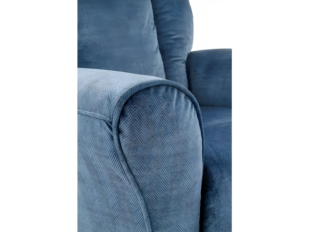 Fauteuil Inclinable 79-103 X 91 X 92-162 Cm - Bleu FoncĂ© â Image 6
