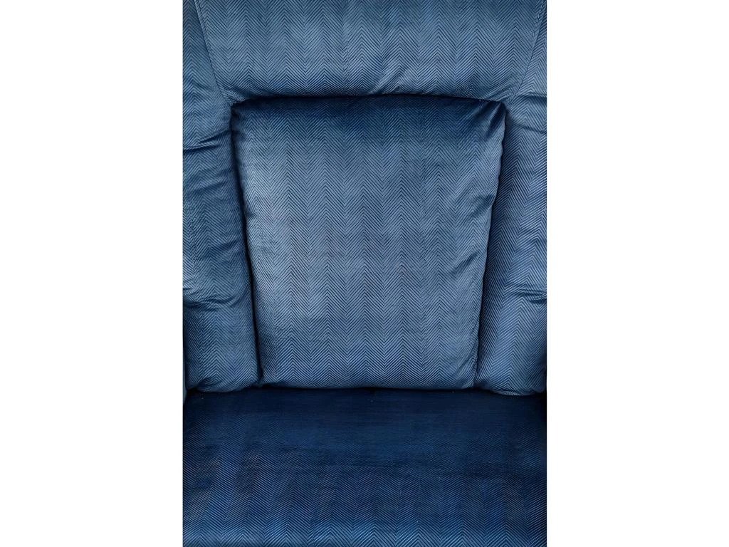 Fauteuil Inclinable 79-103 X 91 X 92-162 Cm - Bleu FoncĂ© â Image 7