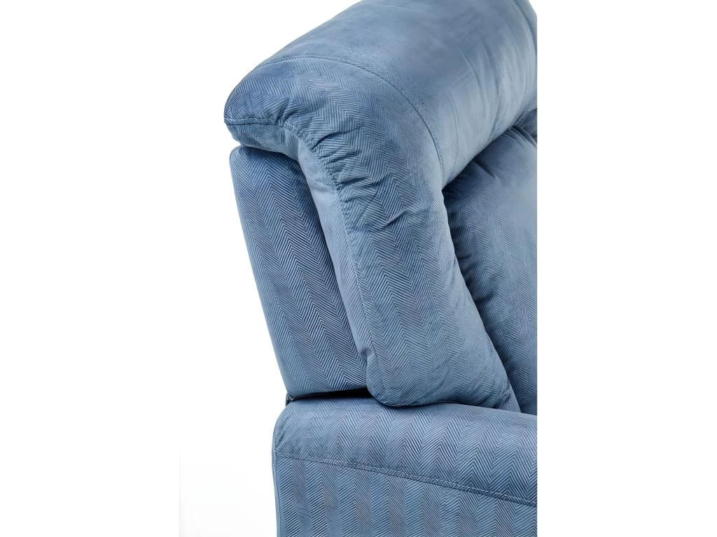 Fauteuil Inclinable 79-103 X 91 X 92-162 Cm - Bleu FoncĂ© â Image 8