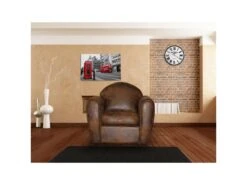 Fauteuil Club Marron Aspect Vieilli - CUBA