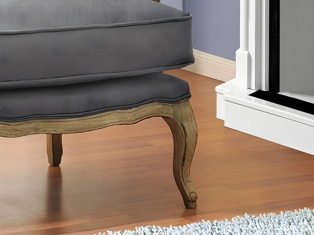 Fauteuil Bergère En Lin MAHAUX - Gris – Image 3