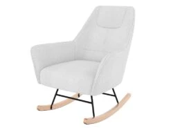 Rocking Chair Shaun Blanc