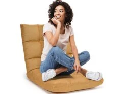 CanapĂ© Paresseux Pliable, Chaise De Sol RembourrĂ©e DâĂ©ponge, 108 X 56 X 12 Cm