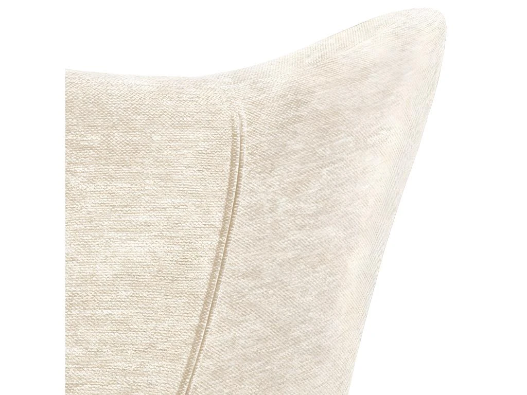 Talgarth Fauteuil Relax Avec Tabouret, Crème, Noir. – Image 5