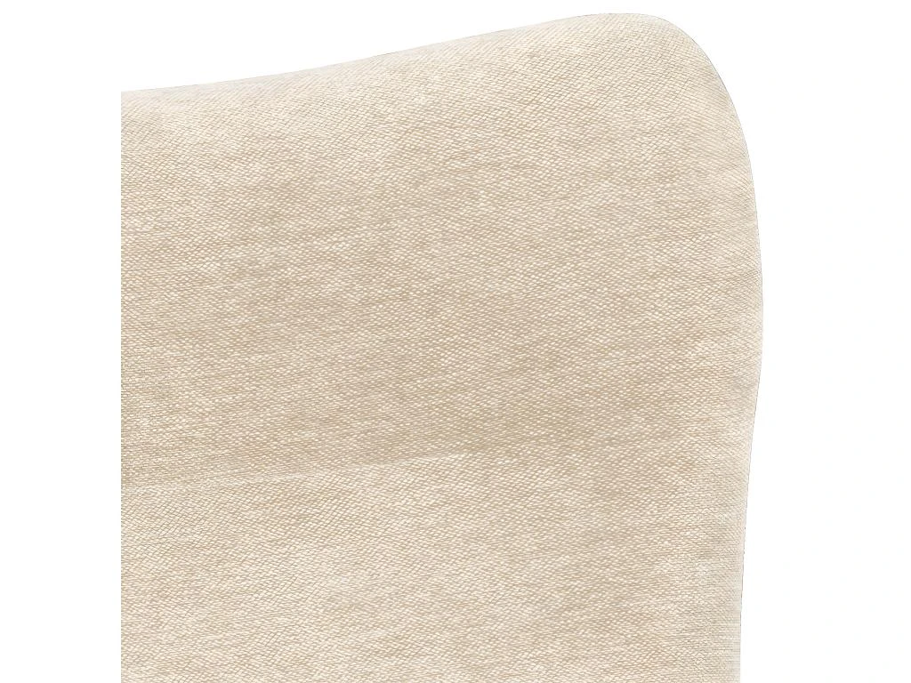 Talgarth Fauteuil Relax Avec Tabouret, Crème, Noir. – Image 7