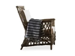 Marquis Fauteuil En Rotin Naturel, Gris.