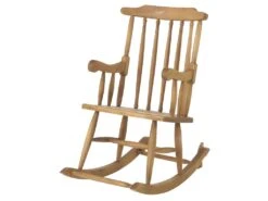 Rocking Chair Pin Massif Ciré - Région