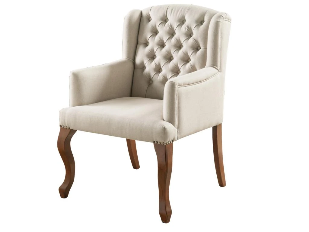 Fauteuil Bergère En Tissu PARUNA - Beige – Image 4