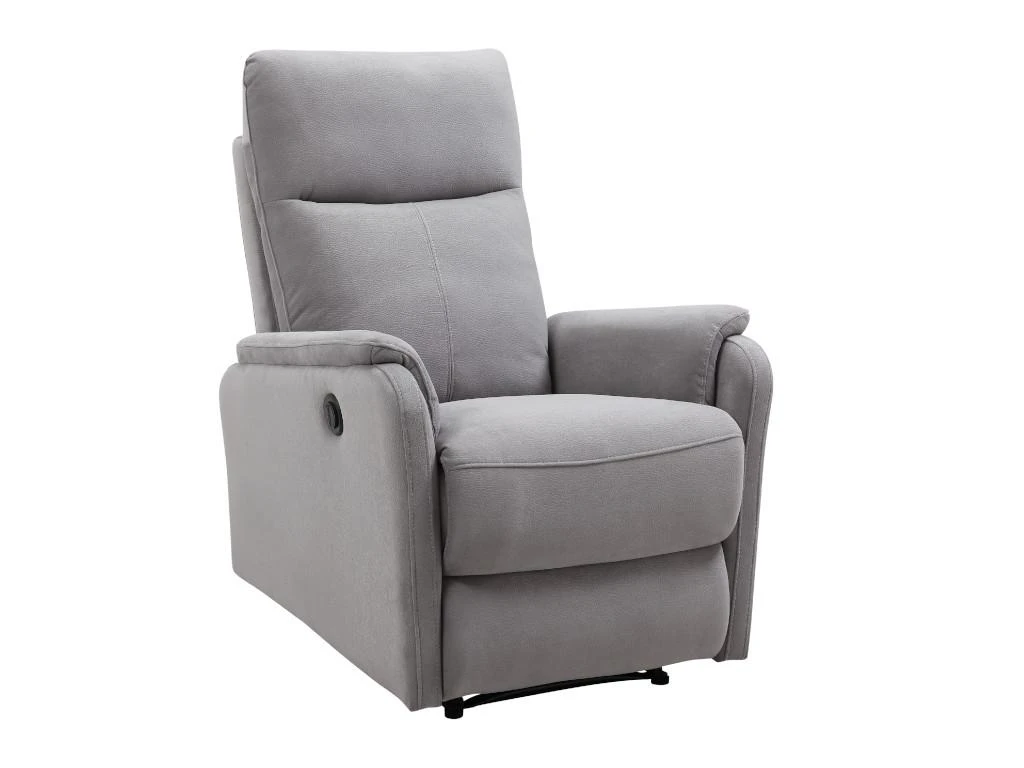 Fauteuil Relax électrique En Tissu ONESTI II - Gris Clair – Image 8