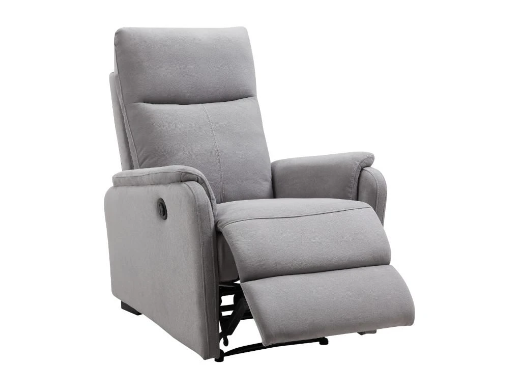 Fauteuil Relax électrique En Tissu ONESTI II - Gris Clair – Image 7