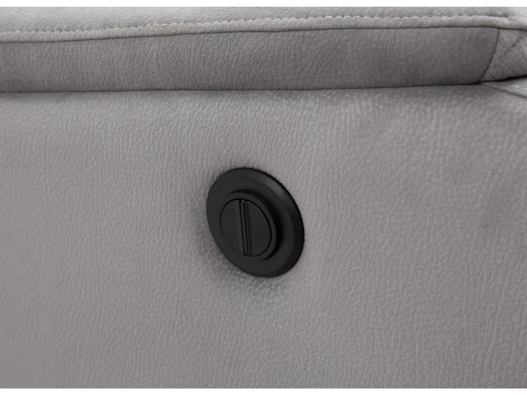 Fauteuil Relax électrique En Tissu ONESTI II - Gris Clair – Image 5