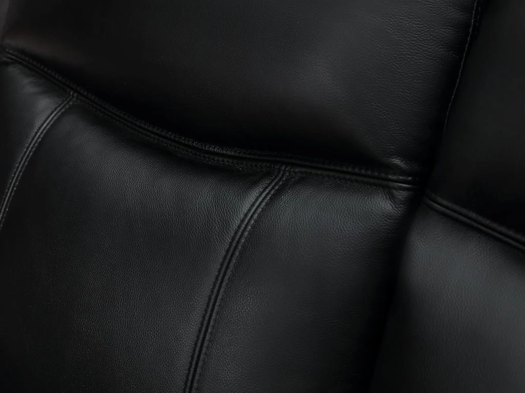 Fauteuil Relax électrique En Cuir KENNETH - Noir – Image 8