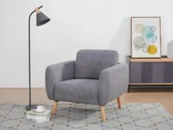 Fauteuil En Tissu MAGELAN - Anthracite