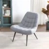 Fauteuil En Tissu Gris Clair ESENO