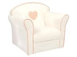 Fauteuil Enfant CĆur Rose Ostaria - Rose