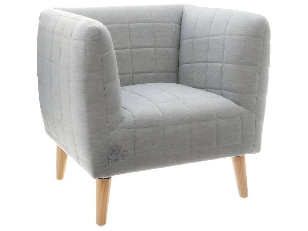 Fauteuil Pour Enfant Gris Molletonné