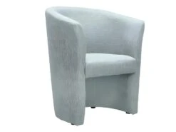 Fauteuil Cabriolet En Tissu Vert D'eau Avec Accoudoirs - CABRI